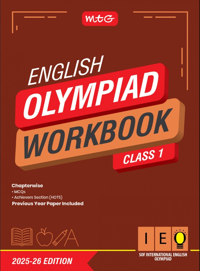 MTG International English Olympiad (IEO) Workbook for Class 1 - SOF Olympiad Preparation Books | 2025-2026 Edition